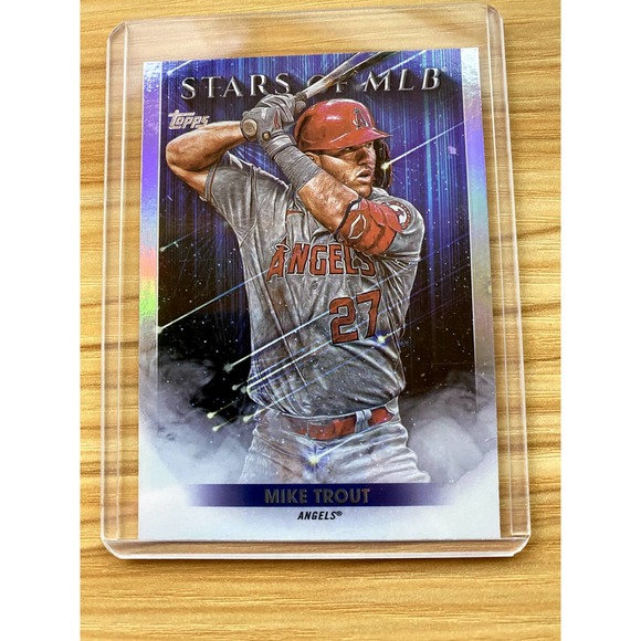 2022 Topps Stars of MLB #SMLB1 Mike Trout - Picture 1 of 2